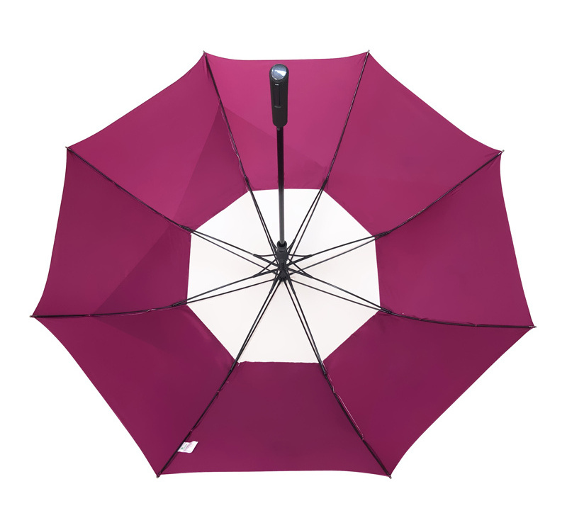 62 Inch Extra Large Golf Umbrella, Automatic Open Rain Umbrella with Windproof Water Resistant Double Canopy