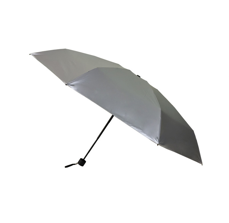 Mini Fold Umbrella UPF 50+ Titanium Silver 5 Folding Umbrella