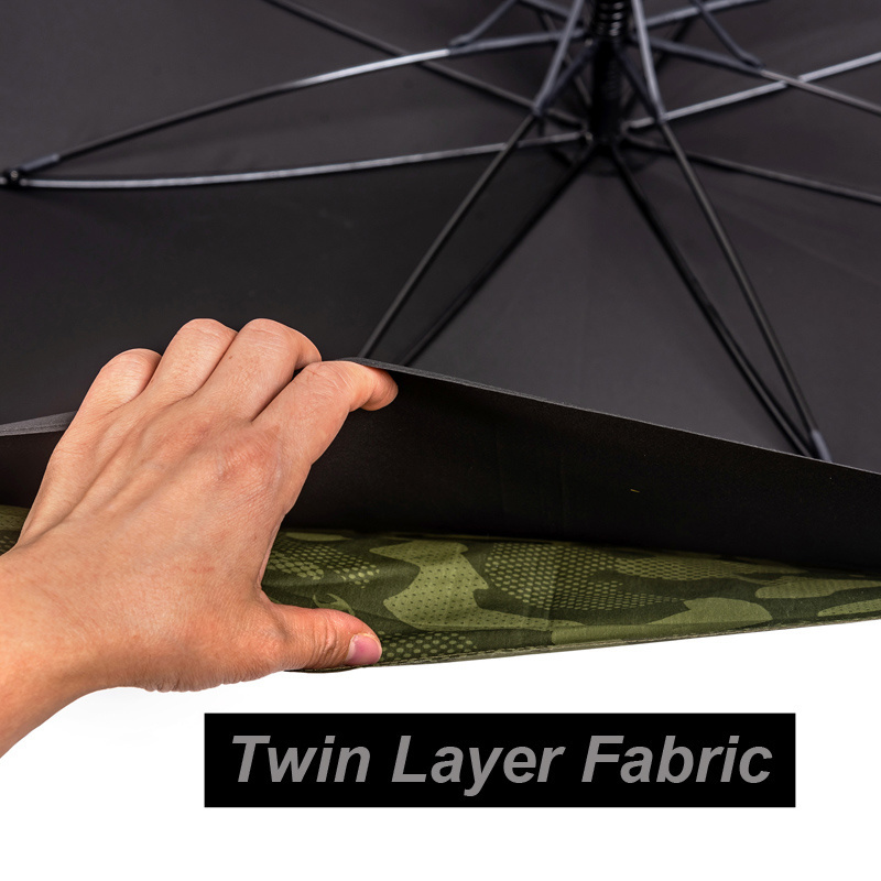 New Product Big Size Twin Layer Canopy UV protection Outdoor Hunting Camo Golf Umbrella Camouflage Umbrella