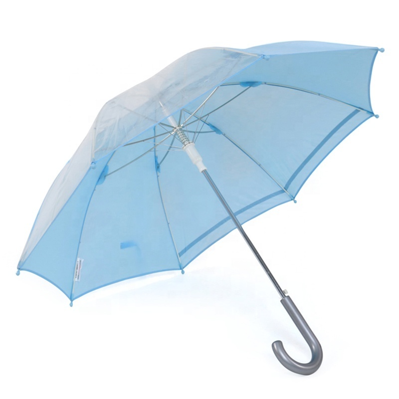 19 inch auto open rain transparent clear children kid umbrella