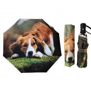 Dog All Over Print Umbrellas for the rain with logo custom print