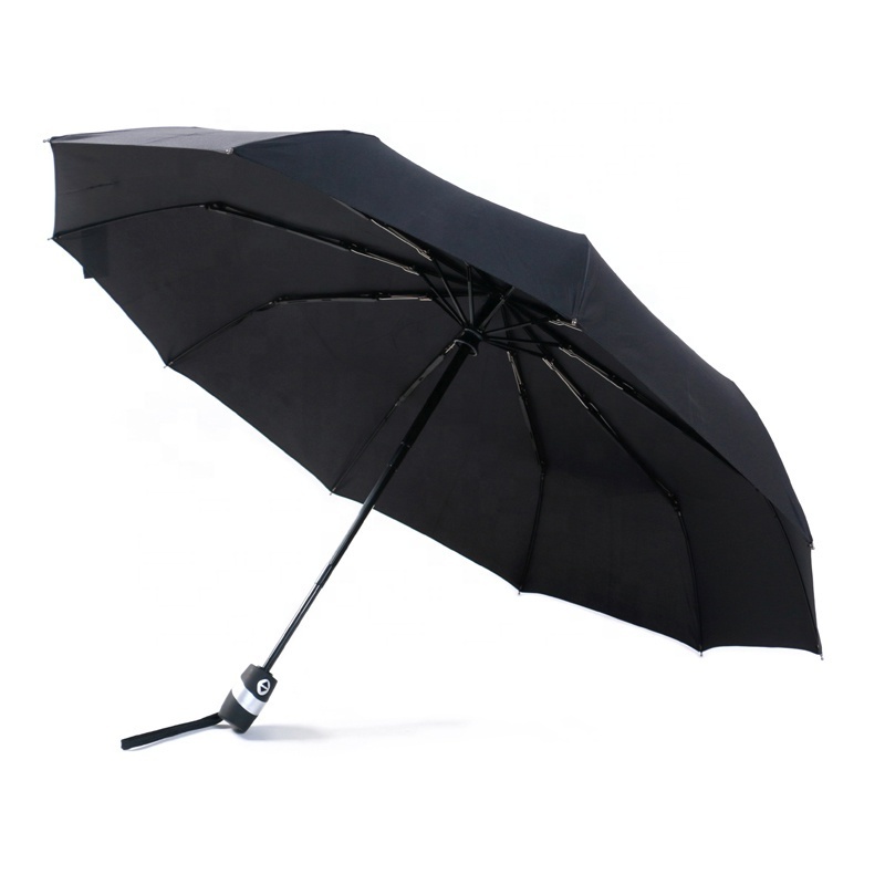 SUNFOO 10 Panel Automatic Wind Resistant Waterproof Travel Folding Umbrella