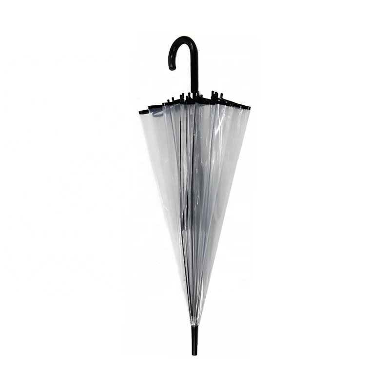 Japanese Wedding Windproof Clear 14 Ribs Transparent Golf Umbrella for the Rain