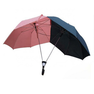 hanging handle walking straight couple umbrella for two person