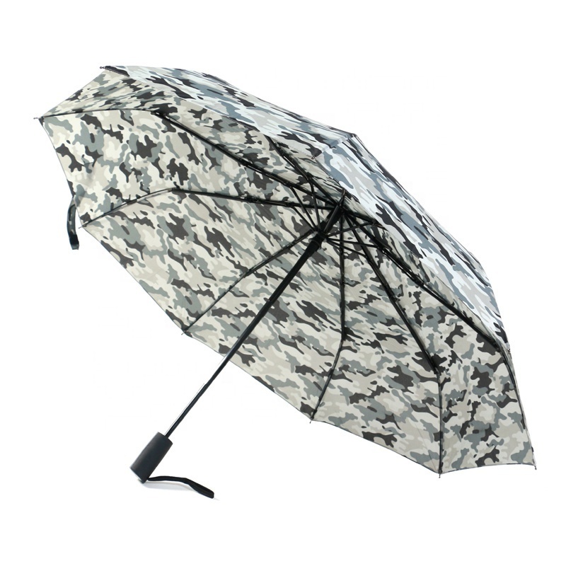 Buy 9k Metal Fiberglass Resin Frame Custom Digital Print Camo Windproof Folding Parapluie Umbrella for Adults