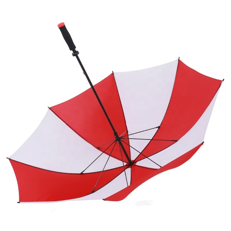 The Best Selling Promotion Big Canopy Windproof Resistant Manual Open Close Rain Golf Straight Umbrella