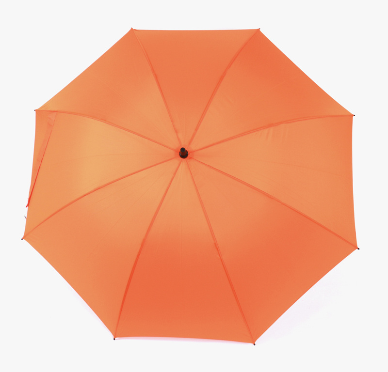 30 inch manual open fiberglass frame eva handle orange golf umbrella