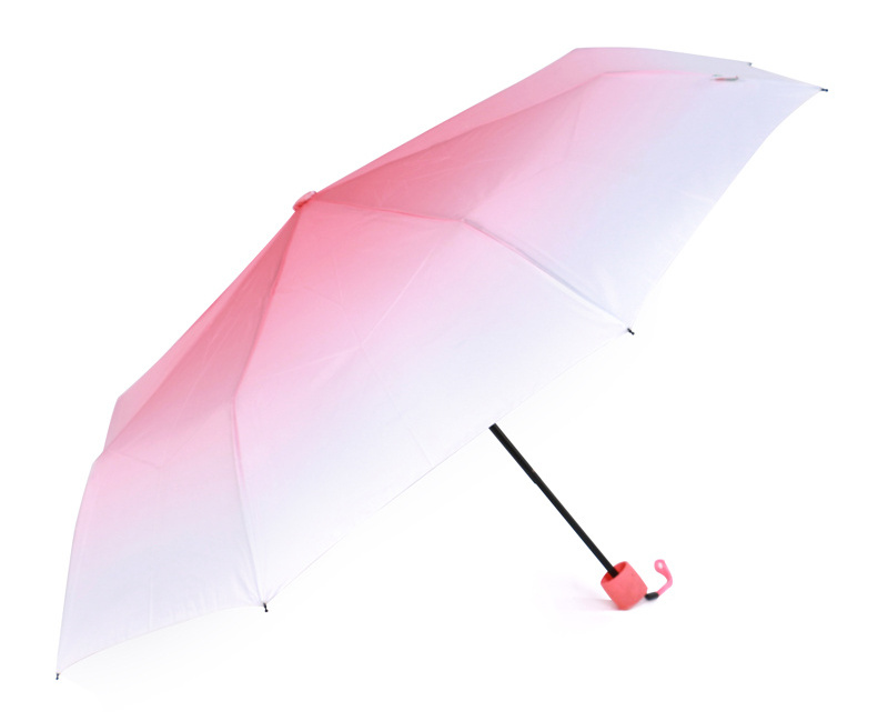 High quality 3 folds new design fancy girl umbrella