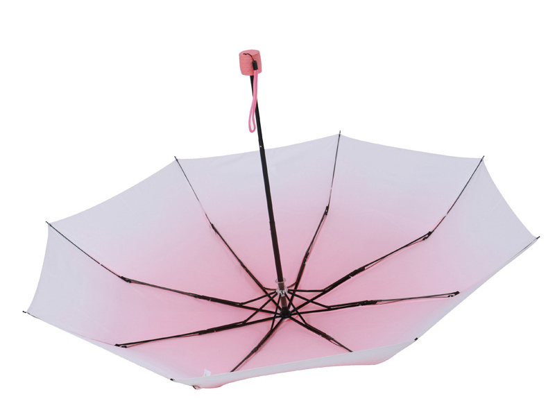 High quality 3 folds new design fancy girl umbrella