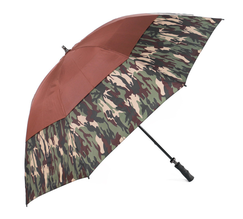 Sunfoo double layer windproof hunting camouflage golf umbrella