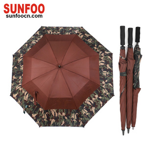 Sunfoo double layer windproof hunting camouflage golf umbrella