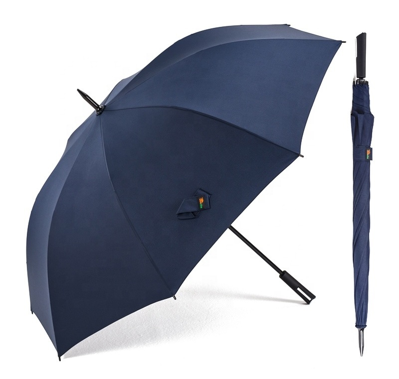 UMENICE Golf Sport Umbrella With Luxurious Long Handle, Extra Large 62 Inch Navy Blue Golf Umbrella