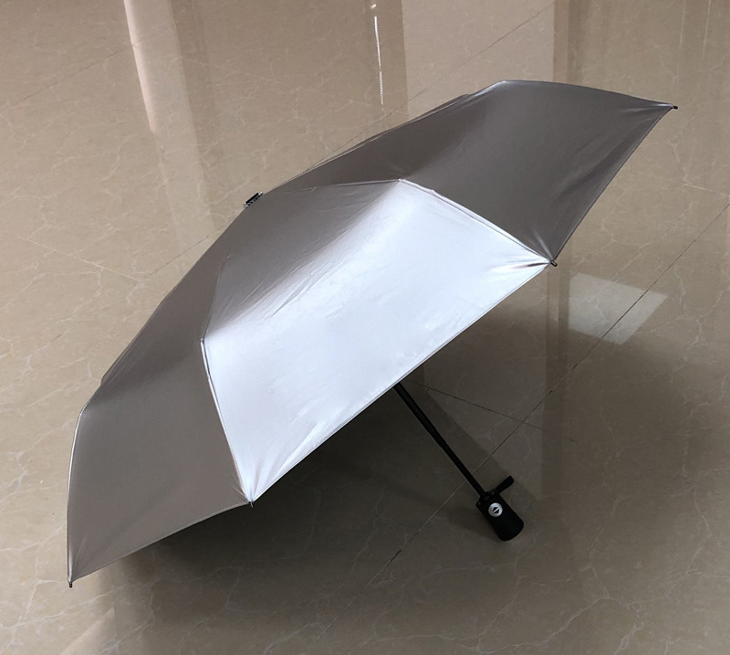 348AC SPF 50+ SUN Umbrella, 3 Folds Automatic Mini Compact UV Umbrella