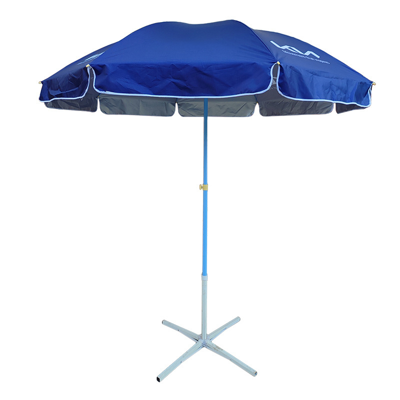 Advertising Custom Logo Sun Heavy Duty Parasol Tilt Beach Umbrella