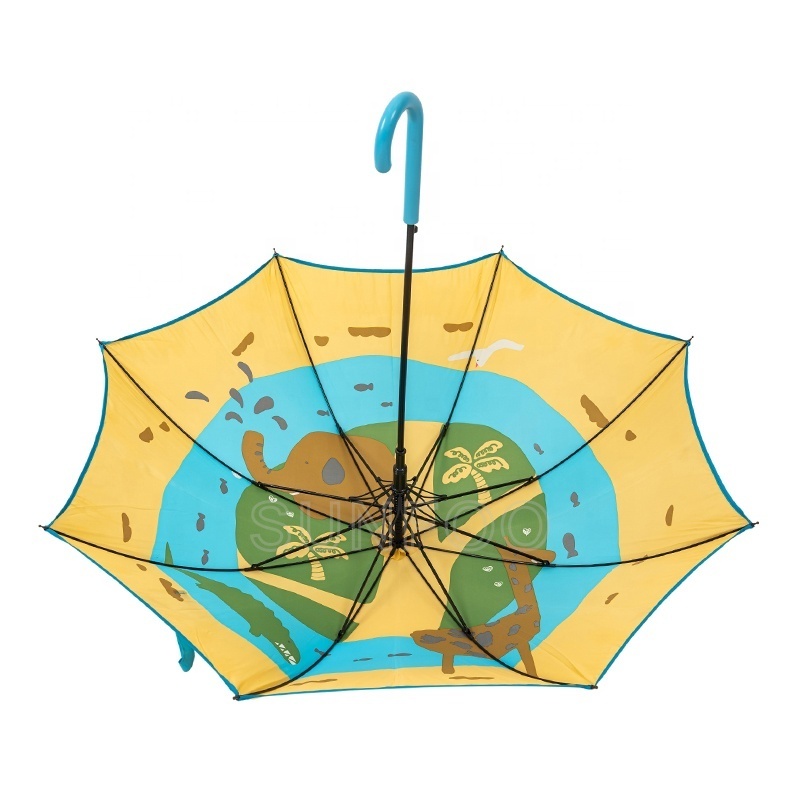 cartoon character printing mini straight umbrellas for the rain for kids