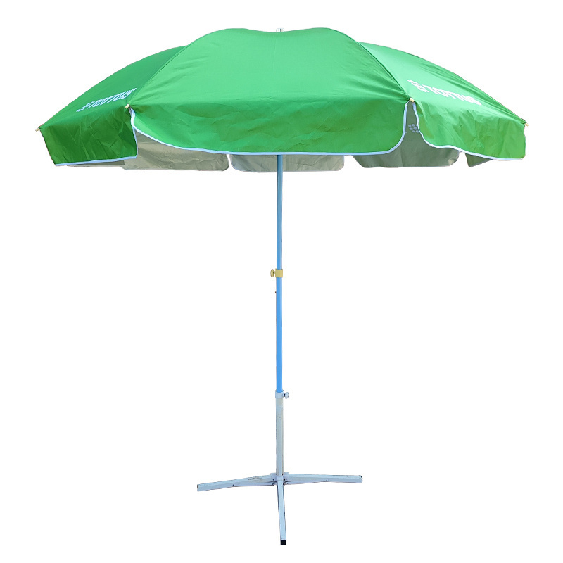 Advertising Custom Logo Sun Heavy Duty Parasol Tilt Beach Umbrella