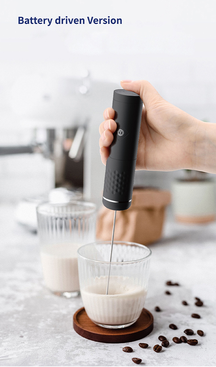 Machine Handheld Usb Rechargeable Foam Maker For Lattes Portable Drink Mixers Electric Milk Steamer Coffee Milk Frother