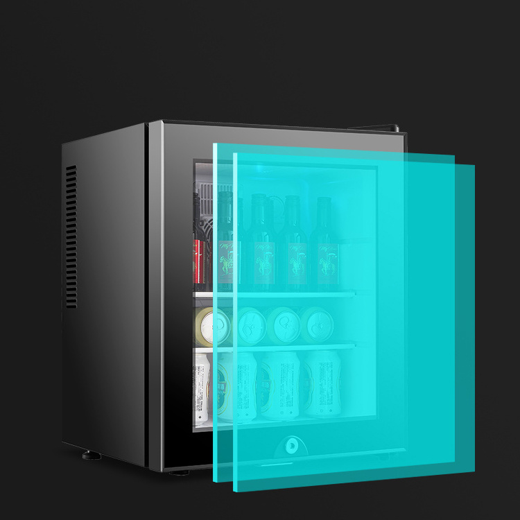 retro antique portable Frost-Free Child-Proof Locks Custom Frost Free 2 In 1 Mini Bar Mini Fridge Cooler Price With Glass Door