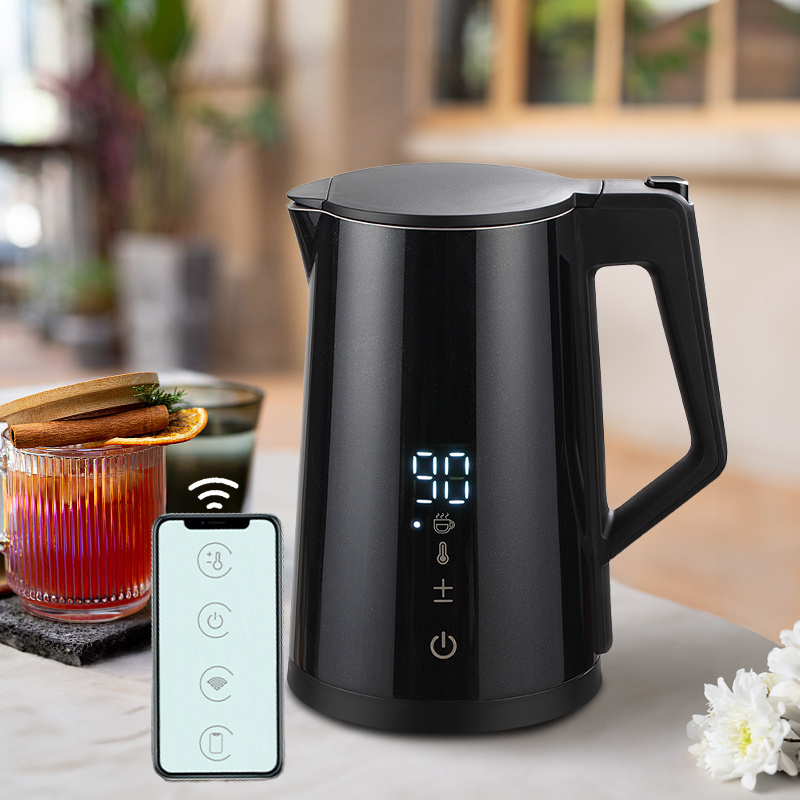 Smart Electric Kettle Temperature Control Stainless Steel Water Boiler for Tea Coffee Oatmeal WiFi Electric Tea Kettle