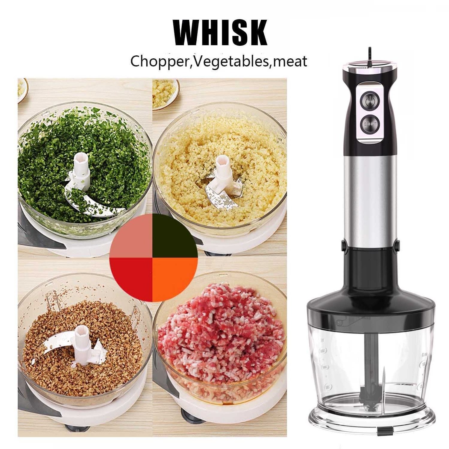 Multifunction Kitchen Hand Blender Stick Mixer Set Electric Egg Whisk Meat Grinder Mixeur Fruit Milk Frother Food Processor