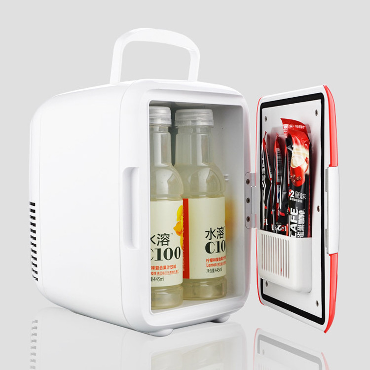 4 Liter AC/DC Portable Thermoelectric Cooler and Warmer Mini Fridge Car Home Travel Mini Refrigerator in car