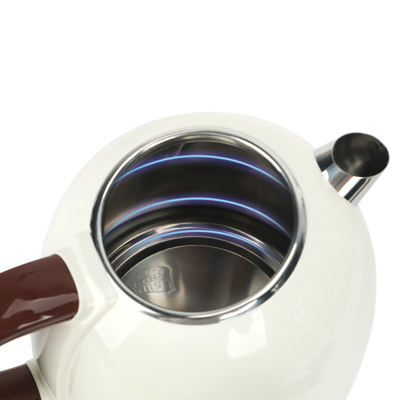 Customized Logo Smart Black Stainless Steel Teapot 1800W Electric Jug To Boil Water Kettle Water Boiler Electric Kettle