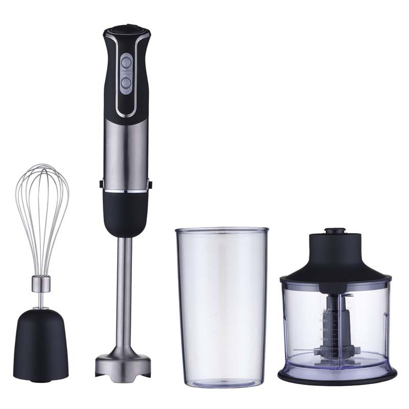 New Design Electric 4 in 1 Manual Blender Hand Chopper Portable Mini Hand Juicer Blender Stick Mixer