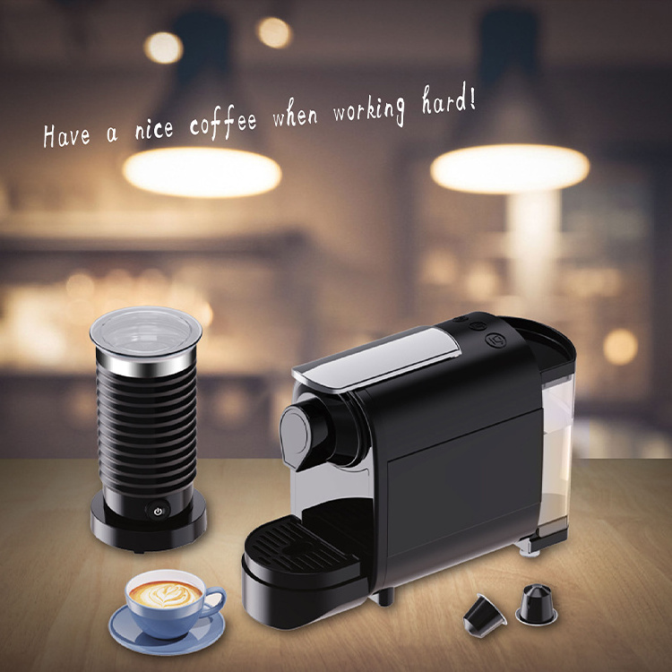 Ningbo Factory Direct Selling Intelligent Capsule Coffee Machine  Italian Capsule Espresso Machine Espresso Coffee Machine White