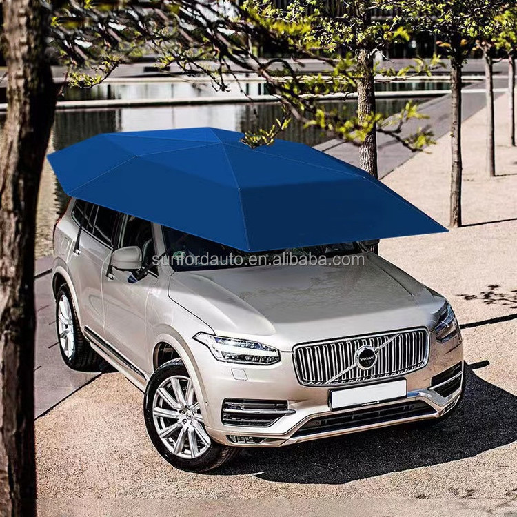 4.6m Full Automatic Remote Control Outdoor Car Vehicle Tent Umbrella Car Shade Sunshade Cover Outdoor Car Cover for bmw e39