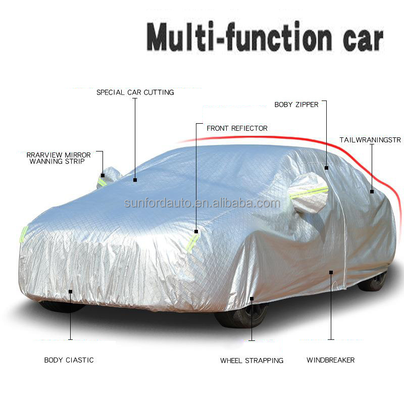 Wholesale full body waterproof car cover with zipper Car Cover electric car umbrella