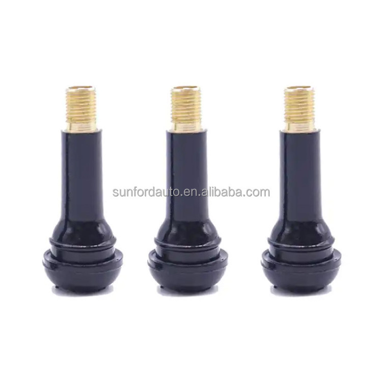 Tubeless rubber deflator valve stem caps tr 414 car tire air valve for bmw