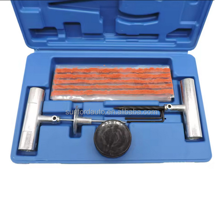 Universal tire repair tools kit fix punctures tyre valve tool rubber tubeless car tire puncture plug