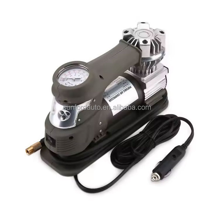 Electric heavy duty portable air compressor truck bus tire inflator pump