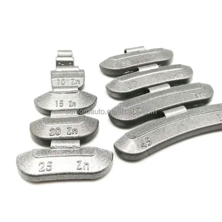 Cheap pb lead clip-on tire alloy wheel balance weights 60g for car rim