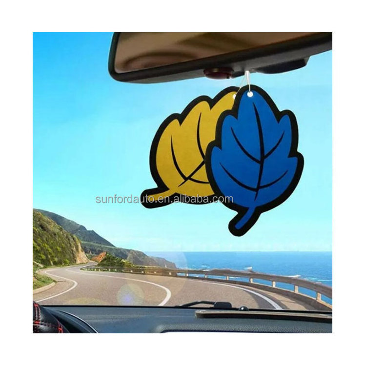 Small trees decorate Car Air Freshener Fragrance lasting car perfume card pendant