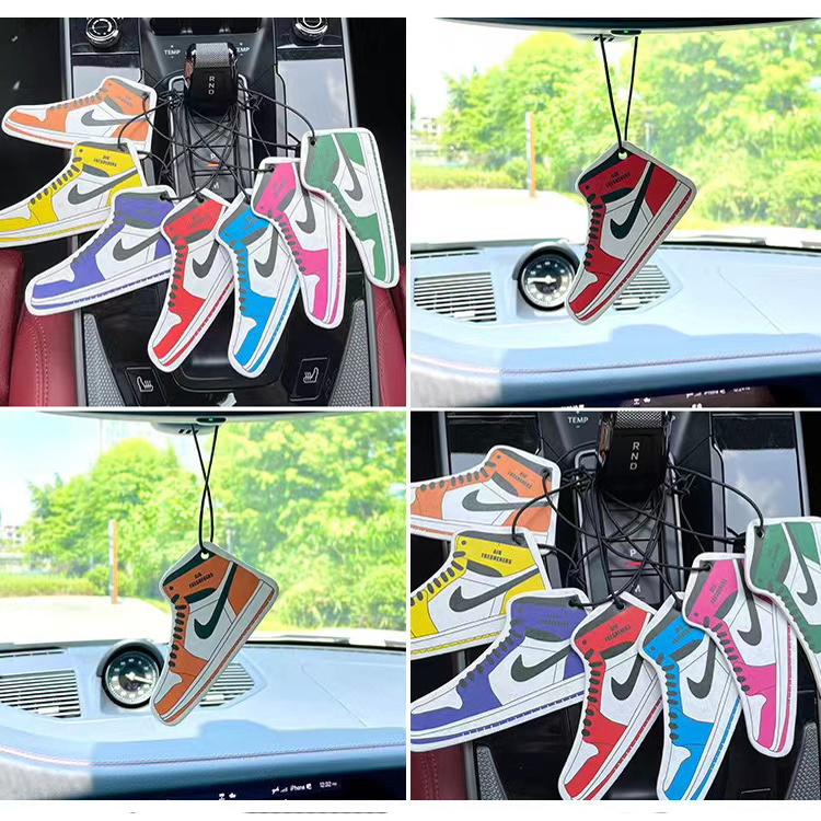 Customized Car Shape Different Long Lasting Smell paper cards home pet house car air freshener paper card