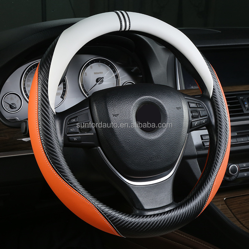 Made In China Leather Car Steering Wheel Cover Universal Steering Wheel Cover With Different Colors