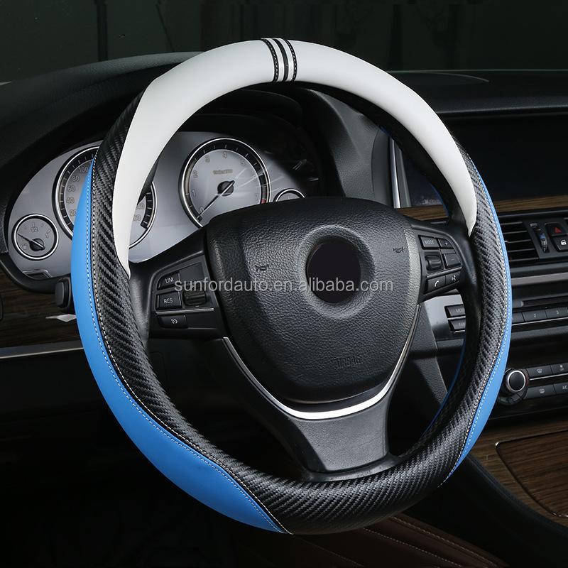 Made In China Leather Car Steering Wheel Cover Universal Steering Wheel Cover With Different Colors