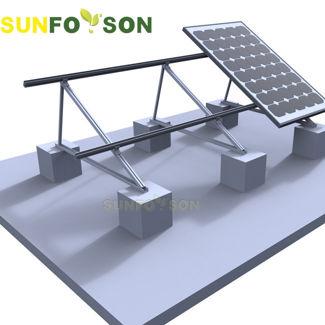 xiamen solar mounting system flat roof solar mounting  triangle aluminum frame for solar panel