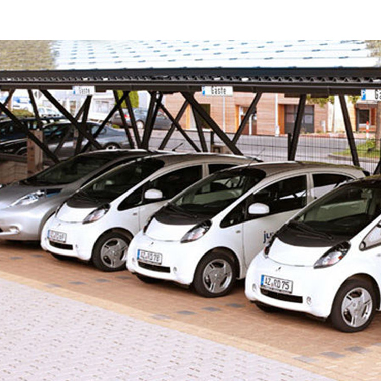 Hot Sale Waterproof Solar Carport Racking Solar Mounting System Car Parking Shed Solar Carport