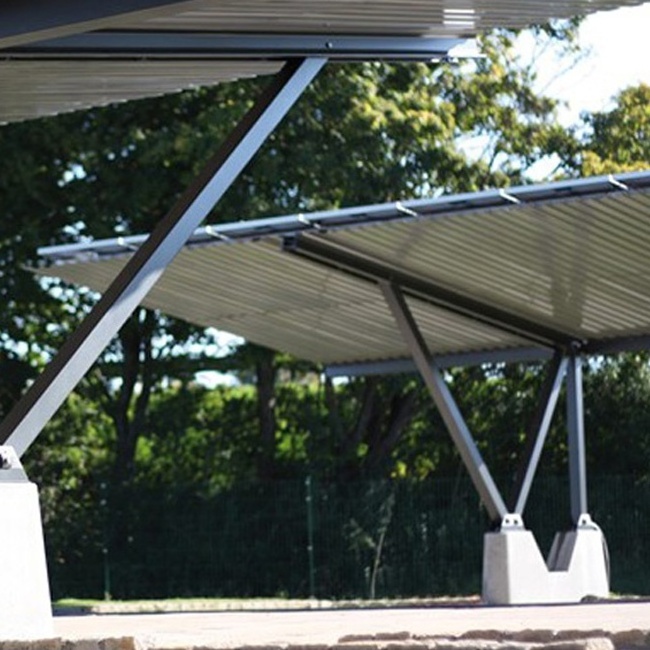 Sunforson aluminum carport posts solar panel carports mounting system for car parking