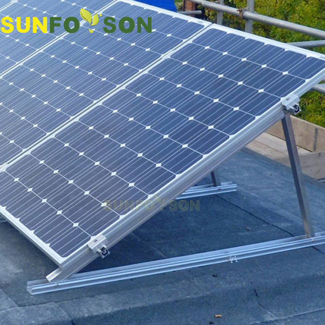 xiamen solar mounting system flat roof solar mounting  triangle aluminum frame for solar panel