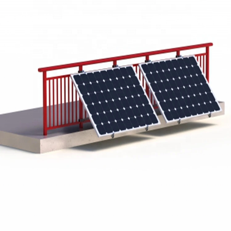 Aluminum solar balcony mounting system mounting bipv easy quick install at balcony