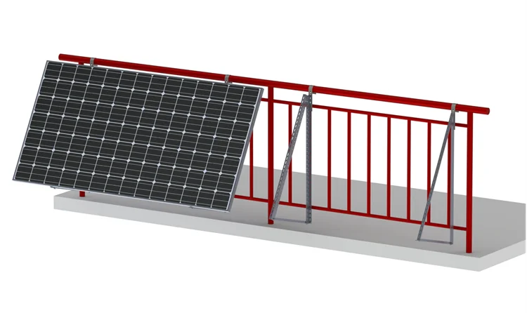 Aluminum solar balcony mounting system mounting bipv easy quick install at balcony