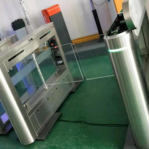 Access Control Swing turnstile barrier Gate with biometric reader