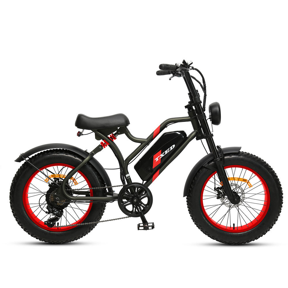 TXED electric fat tire Cruiser Chopper beach bicycle bike