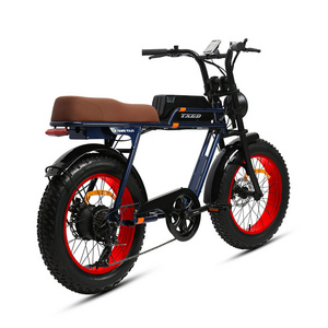 TXED Beach Chopper Cruiser Bike Snow Electric Bike Fat Tyre Ebike