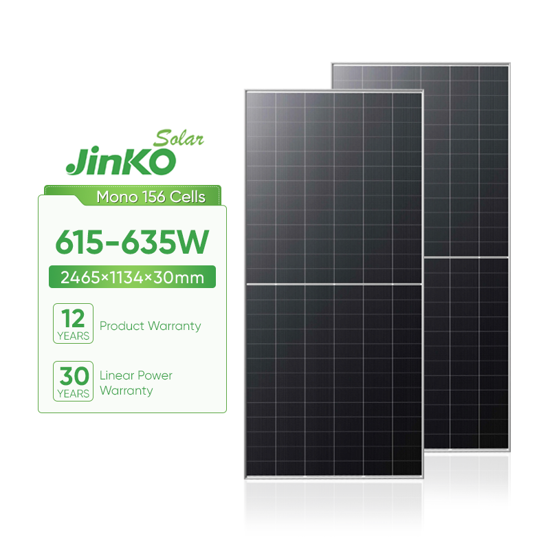 Jinko Tiger Neo N-Type 78HL4-BDV 615 635 Watt Bifacial Module Dual Glass 620W 625W Solar Panels 610W Pannelli Fotovoltaici