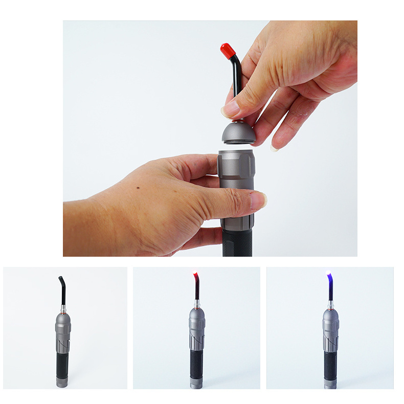 Customized OEM 450nm 620nm 670nm 810nm 4 Wavelengths LED Light Torch Near Infrared Red Light Therapy Pen