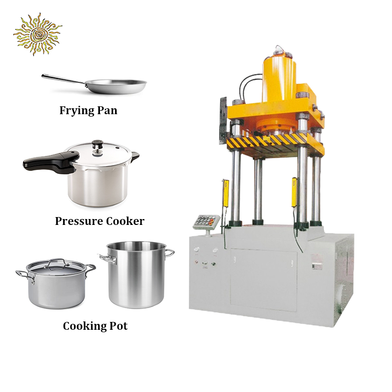 Sun glory cookware utensil aluminium stainless steel production line forming hydraulic pressing machine